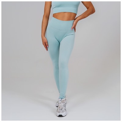 Легинсы женские спортивные ONLYTOP, размер 48-50, голубые