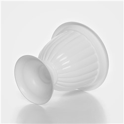 Вазон для цветов «Жасмин», 9 л, d=32.5 см, h=33.7 см, белый