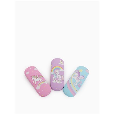 Футляр для очков на хлопушке, с рисунком, размер 16×4×6 см, МИКС