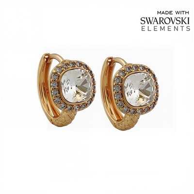 Серьги с кристаллами Swarovski