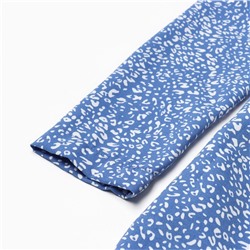 Платье мини женское с воланом MIST, размер 44, голубое