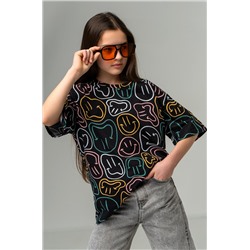 Детская футболка оверсайз Happyfox