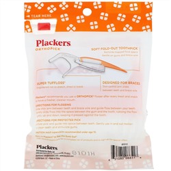 Plackers, Orthopick, зубочистки с нитью, 36 шт.