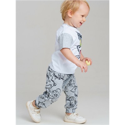 Комплект детский трикотажный для мальчиков: фуфайка (футболка), брюки