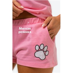 Женская хлопковая пижама с шортами Happyfox