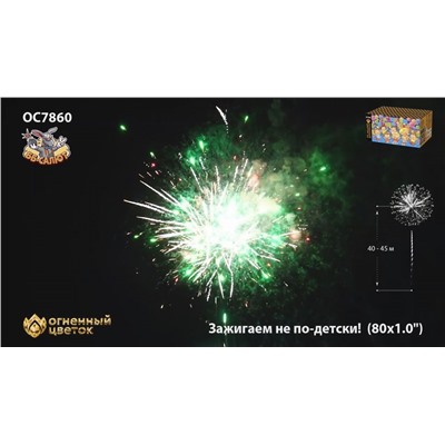 Фейерверк ОС7860 Зажигаем не по-детски! (1" х 80)