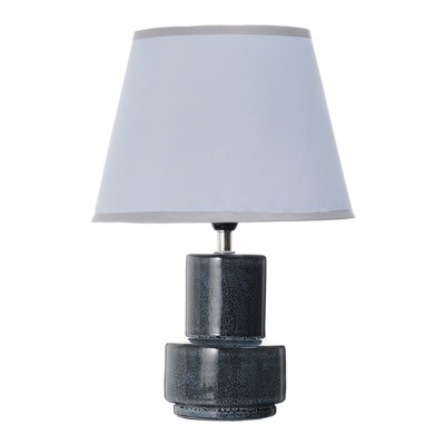 Лампа настольная «Теория» 1×40 Вт Е14 темно-синий 22.2×22.2×33 см