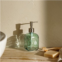 Дозатор для мыла SL Home, стекло, 8×8×18 см
