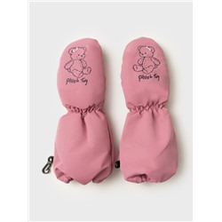 Варежки детские текстильные для девочек