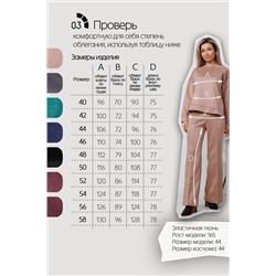 Костюм с брюками замшевый брючный 43043 НАТАЛИ, 1218220