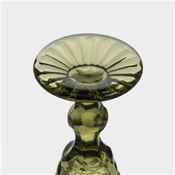 Бокалы для шампанского Magistro «Ла-Манш», 160 мл, 7×20 см, набор 6 шт., стекло, зелёные