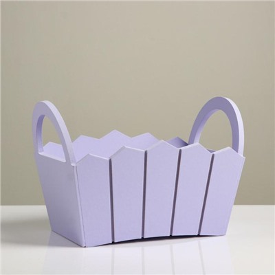 Подарочный ящик «Мария», 25×16×17 см, МДФ, сиреневый