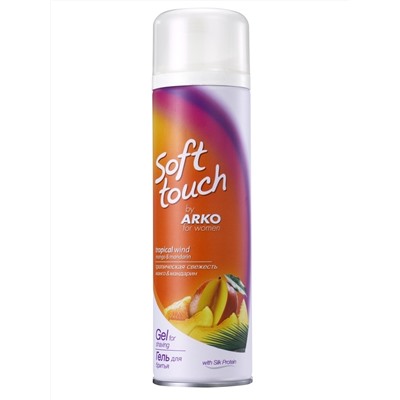 Гель для бритья для Женщин ARKO Soft Touch Tropical Манго и Мандарин 200мл