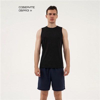 Майка мужская Resport, бифлекс, размер XL (52), чёрная