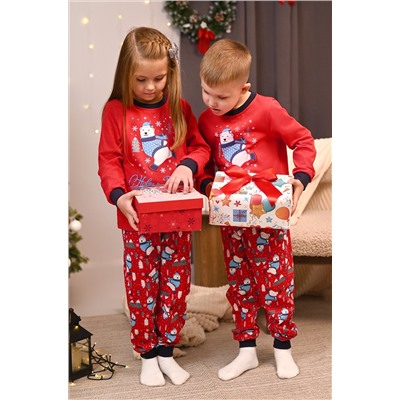 Детская новогодняя пижама Happyfox