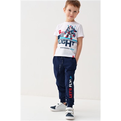 Комплект трикотажный для мальчиков: фуфайка (футболка), брюки PLAYTODAY, 1239652