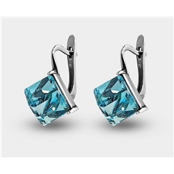 Серьги "Кубик" 8 мм