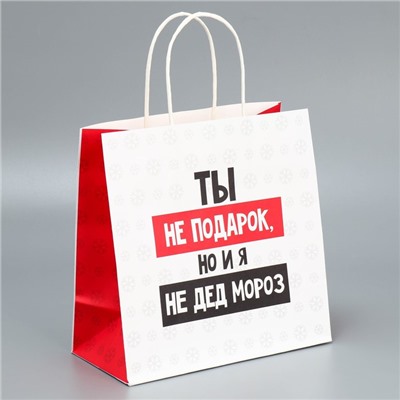 Набор пакетов подарочных новогодних «Пусть мечты сбудутся», 6 шт., 22×22×11 см