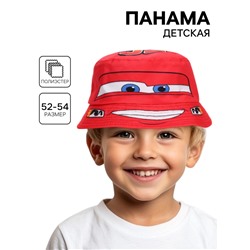 Панама детская для мальчика, размер 52-54 Тачки