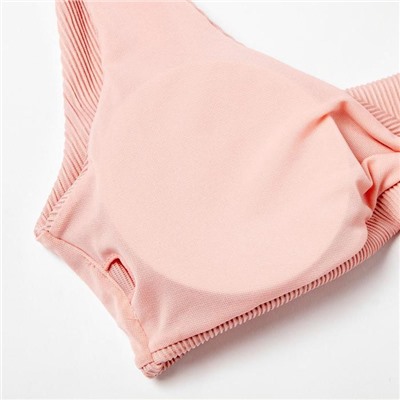 Топ купальный на завязках женский MINAKU Summer time, размер 44, пудра