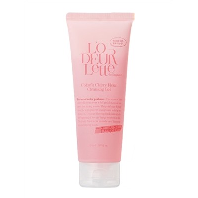 LODEURLETTE Очищающий гель для проблемной кожи лица / In England Colorfit Cherry Fleur Cleansing Gel, 150 мл