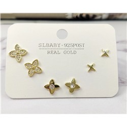 Комплект сережек