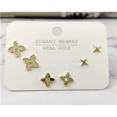 Комплект сережек