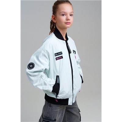 Куртка текстильная с полиуретановым покрытием для девочек (ветровка) PLAYTODAY, 1231513