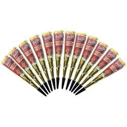Golecha Хна в конусе Golecha (12 конусов в упаковке), коричневый цвет