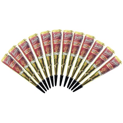 Golecha Хна в конусе Golecha (12 конусов в упаковке), коричневый цвет
