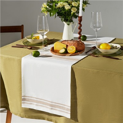 Дорожка SL HOME Persistent, 40×142±3 см, лён 100%, 260 г/м²