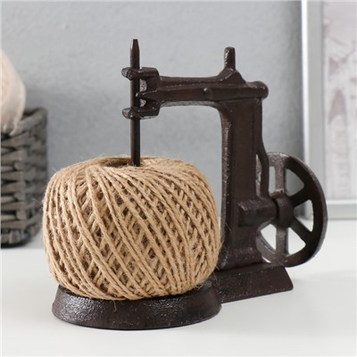 Фигурка-держатель, катушка для ниток «Швейная машинка», чугун, 16×14.5 см