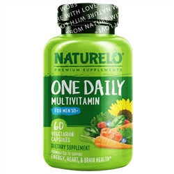 NATURELO, мультивитамины для мужчин старше 50 лет для приема один раз в день, 60 вегетарианских капсул