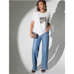 VILATTE Футболка D49.124