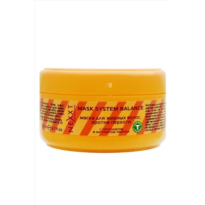 Nexxt Маска для жирных волос против перхоти, 200 мл KRISTALLER, 1106387