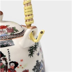 Чайник керамический заварочный с металлическим ситом «Беседа», 600 мл