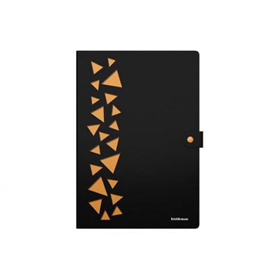 Папка  4 отд. на кнопке  А4 61210 Matt Accent ErichKrause