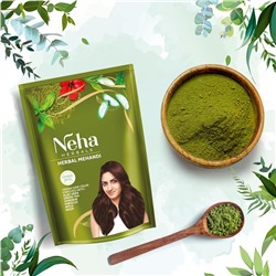 Neha Herbals Hair Mehandi 500g / Краска для Волос Темно-Каштановый 500 г