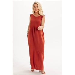 Платье  6148/03/Терракотовый