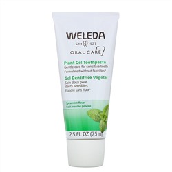 Weleda, Oral Care, Plant Gel Toothpaste, Spearmint, 2.5 fl oz (75 ml)