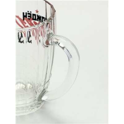 Кружка стеклянная пивная «СССР», 500 мл