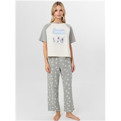 КОМПЛЕКТ ЖЕНСКИЙ (ФУТБОЛКА, БРИДЖИ) 592631