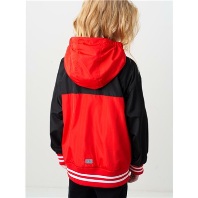 Куртка текстильная с полиуретановым покрытием для девочек (ветровка)