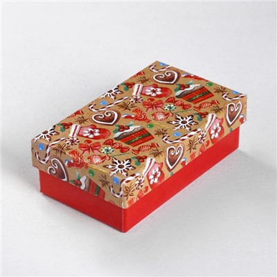 Набор подарочных коробок 10 в 1 «Уютный», 12×7×4 ‒ 32.5×20×12.5 см, Новый год