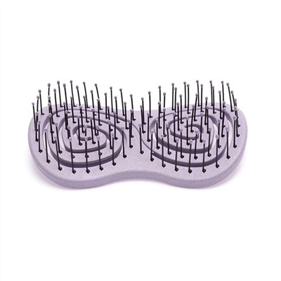 Dewal Beauty Щетка массажная с нейлоновым штифтом / Eco-Friendly DBEF35-Violet, бабочка, фиолетовый 19223