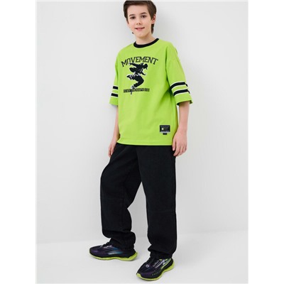 Брюки текстильные джинсовые для мальчиков