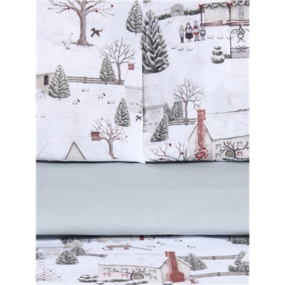 Постельное бельё дуэт «Этель» Winter countryside, поплин