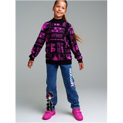 Джемпер трикотажный для девочек