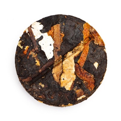 Чай чёрный китайский выдержанный «Шу Пуэр с мандариновой цедрой», Юньнань, 250 г