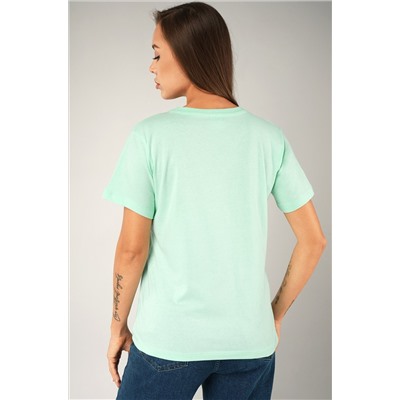 Женская базовая хлопковая футболка Happyfox